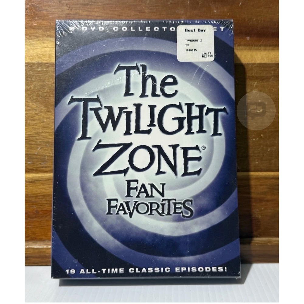The Twilight Zone Fan Favorites 5 DVD Collector Set 19 Classic Episodes Sealed